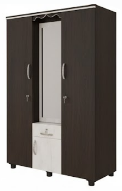 3 Door Wardrobe 003 - I