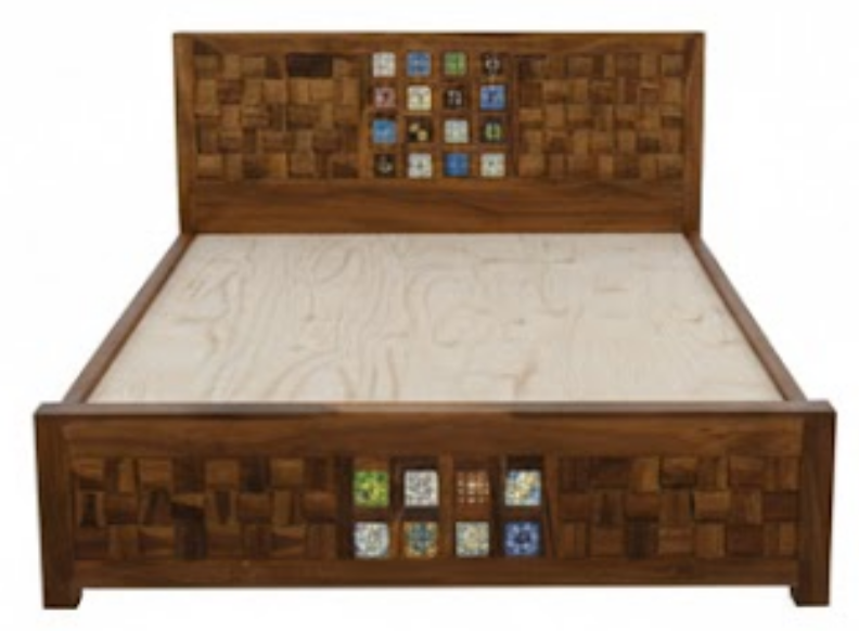 Chocolate Tiles Cot - I